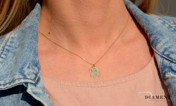 Złoty naszyjnik celebrytka z motywem Pary✓Złote Naszyjniki Damskie w Sklepie z Biżuterią zegarki-diament.pl✓Piękne i Eleganckie Naszyjniki dla Kobiet✓Prawdziwe Złoto ✓Darmowa wysyłka1.JPG